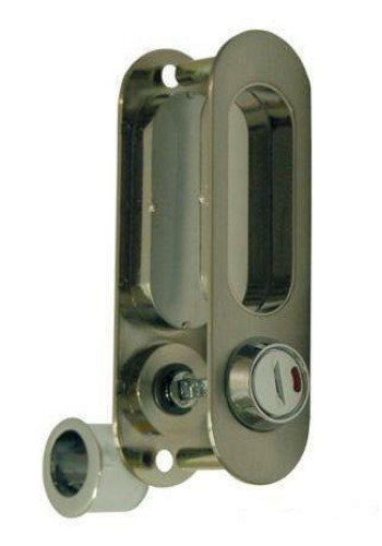 Ручка для раздвижной двери с механизмом A-K01/02-V2HH, с заверткой, цвет никель Ручка для раздвижной двери с механизмом A-K01/02-V2HH, с заверткой, цвет никель