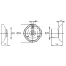 Завёртка сантехническая SILLUR OL S.CHROME (матовый хром) Завёртка сантехническая SILLUR OL S.CHROME (матовый хром)