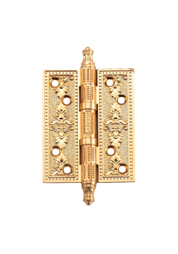 Универсальная петля врезная латунная A030-G 4272 S.GOLD (Размер XL 127x89x4 мм, матовое золото)