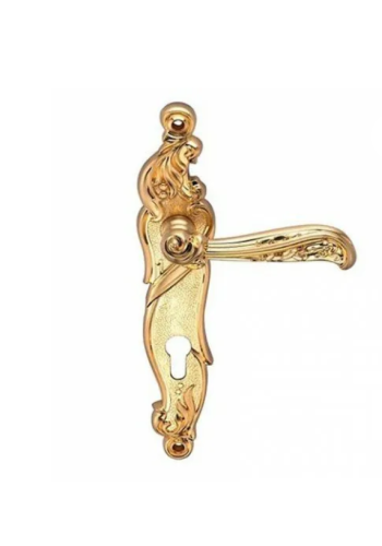 Ручка RIZO S.GOLD (CL) (на планке под ключевой цилиндр, матовое золото) Ручка RIZO S.GOLD (CL) (на планке под ключевой цилиндр, матовое золото)