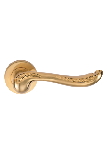 Ручка ACANTO S. GOLD (20G) (на круглой розетке, матовое золото) Ручка ACANTO S. GOLD (20G) (на круглой розетке, матовое золото)