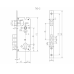 Замок врезной с секретным цилиндром 60мм.5 кл. ADDEN BAU. LOCK 4585 5-60B D BRONZE (цвет БРОНЗА) Замок врезной с секретным цилиндром 60мм.5 кл. ADDEN BAU. LOCK 4585 5-60B D BRONZE (цвет БРОНЗА)