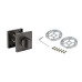 Завёртка сантехническая ADDEN BAU WC SQ-003 GRAPHITE (цвет ГРАФИТ) Завёртка сантехническая ADDEN BAU WC SQ-003 GRAPHITE (цвет ГРАФИТ)