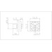 Завёртка сантехническая ADDEN BAU WC SQ-003 GRAPHITE (цвет ГРАФИТ) Завёртка сантехническая ADDEN BAU WC SQ-003 GRAPHITE (цвет ГРАФИТ)