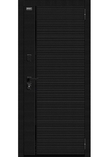 Входная дверь Лайнер-3, цвет Black Carbon/Off-white Входная дверь Лайнер-3, цвет Black Carbon/Off-white