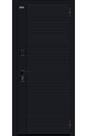 Входная дверь Джет-3 (RBE), цвет Total Black/Snow Melinga Входная дверь Джет-3 (RBE), цвет Total Black/Snow Melinga