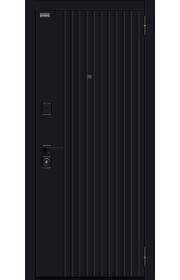 Входная дверь Граффити-32/32, цвет Total Black/Super White Входная дверь Граффити-32/32, цвет Total Black/Super White