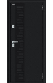 Входная дверь Thermo Флэш Декор-2, цвет Букле черное/Wenge Veralinga